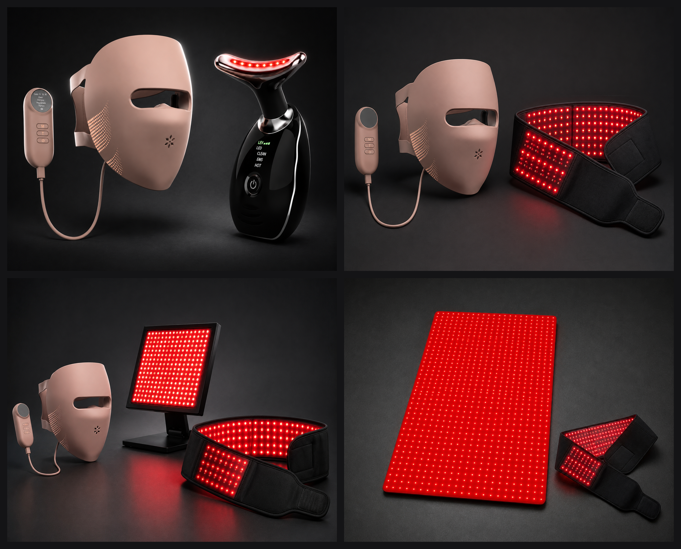 Lumovex Bundles and Kits - red light therapy device sets