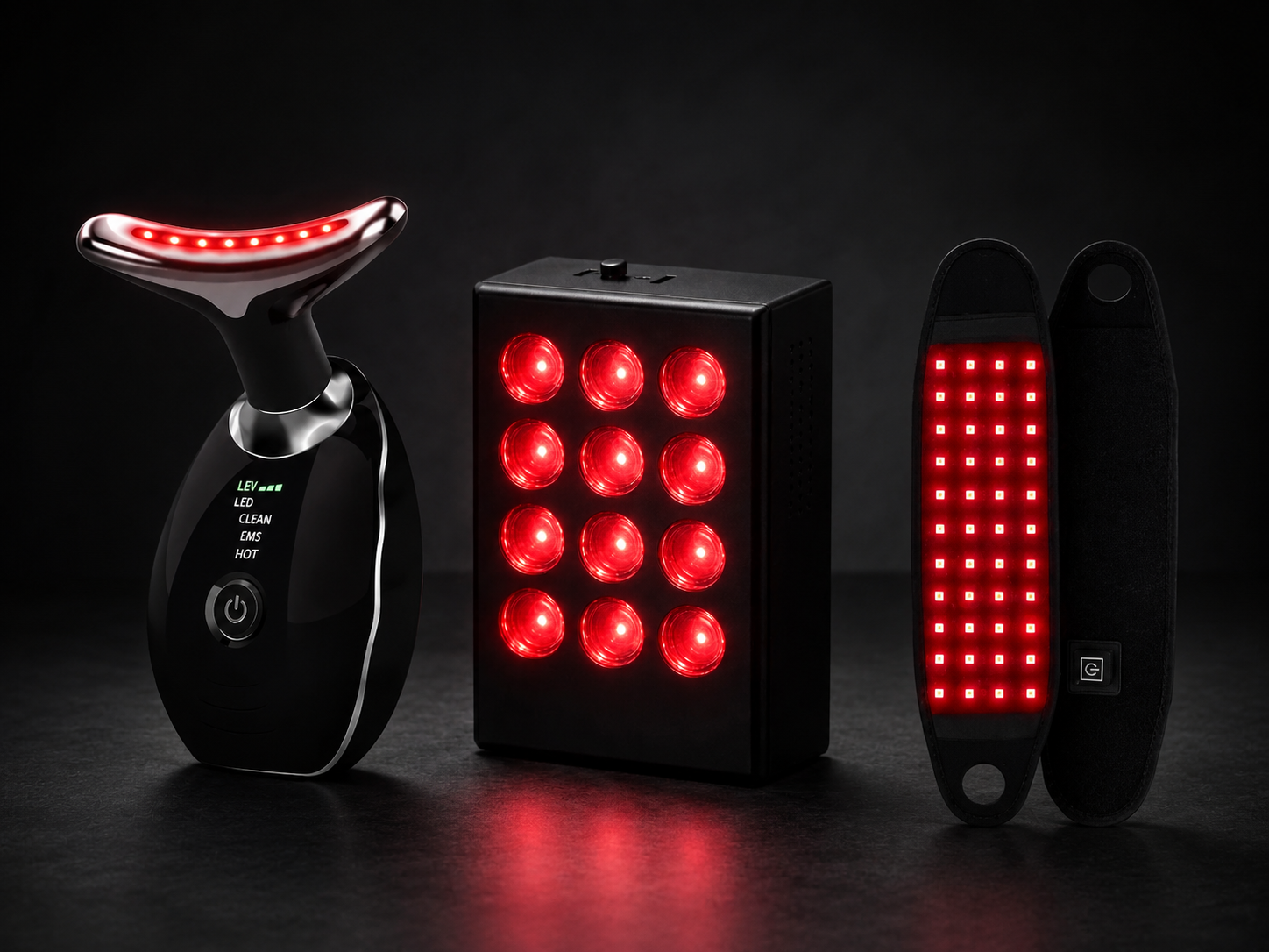 Lumovex portable and travel red light therapy devices