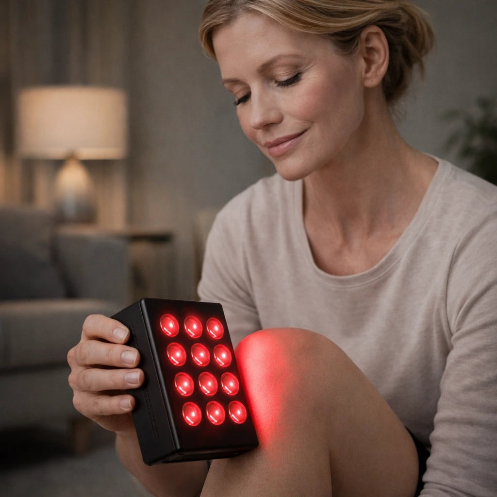 Lumovex portable LED panel on desk