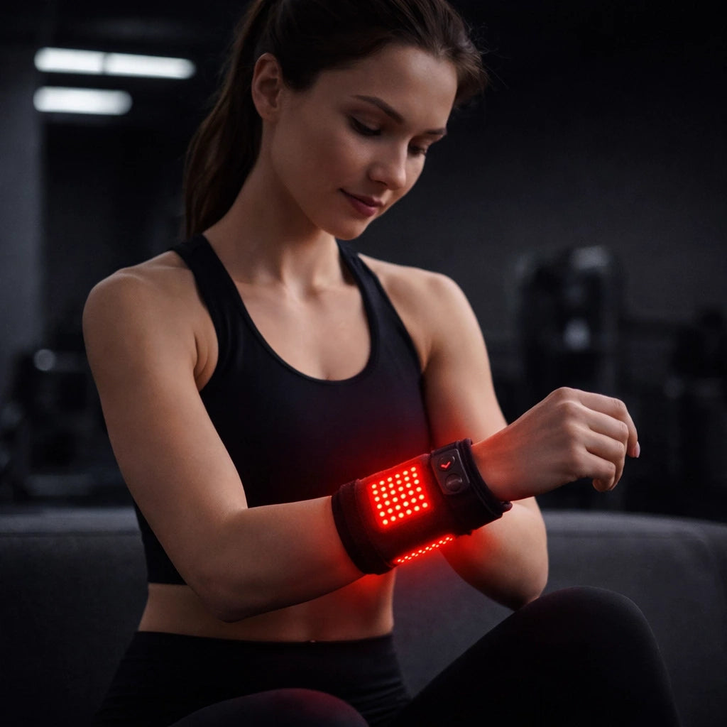 Lumovex wrist strap product image angled view