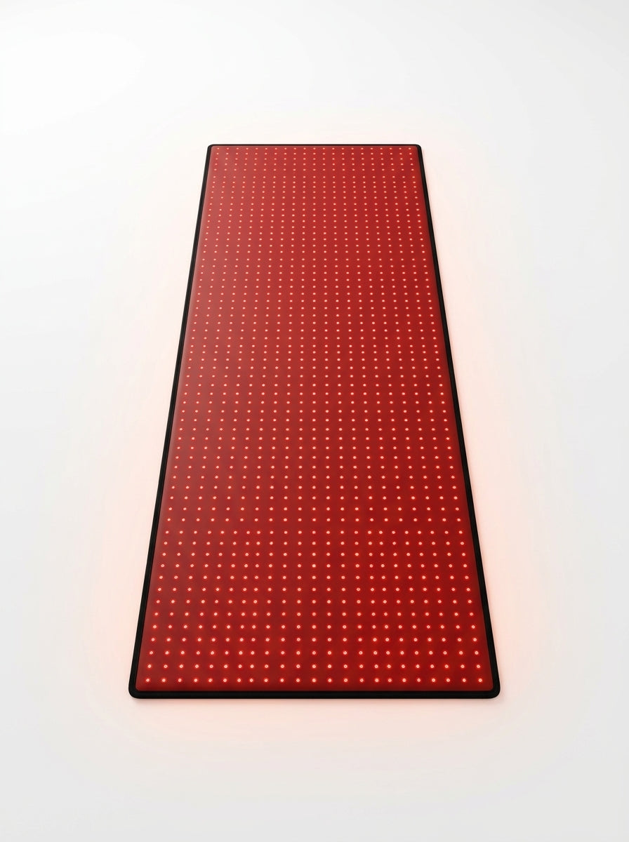 Lumovex Total Recovery Mat for full-body red light therapy - relaxation and recovery at home