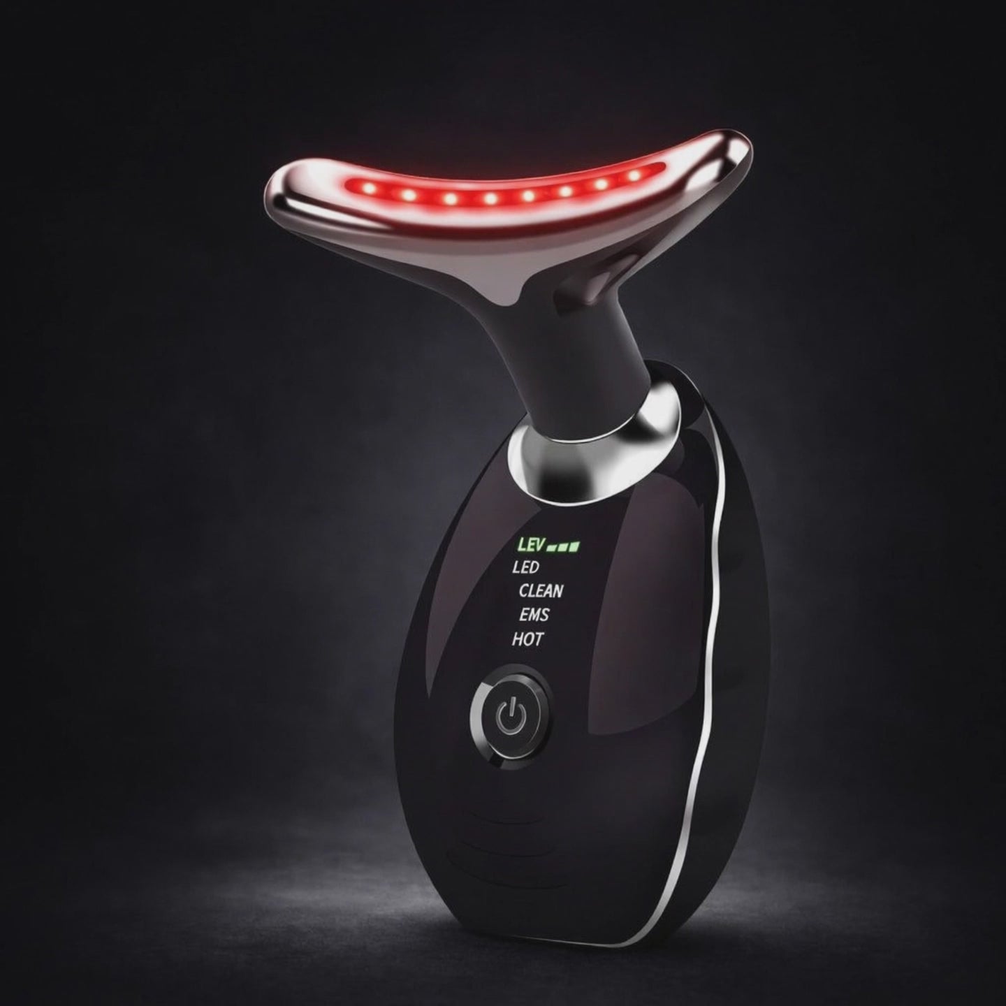 video displaying the red light device led settings 