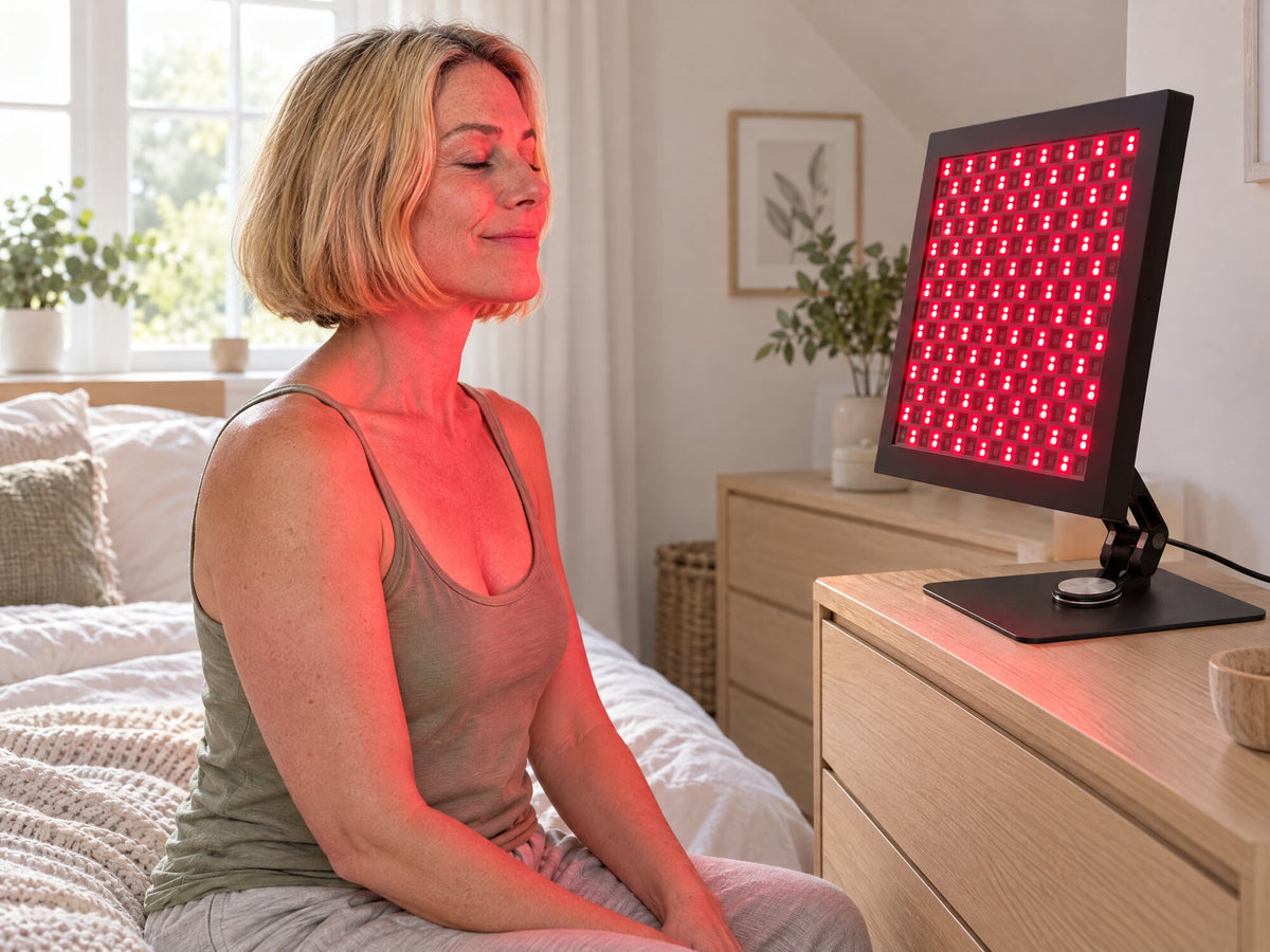 A larger-format at-home light therapy panel for regular use